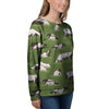 Cow In Grass Print Women's Sweatshirt-grizzshop