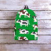 Cow In Green Grass Print Backpack-grizzshop