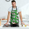 Cow In Green Grass Print Men's Apron-grizzshop