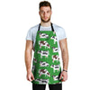 Cow In Green Grass Print Men's Apron-grizzshop