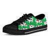 Cow In Green Grass Print Men's Low Top Shoes-grizzshop