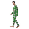 Cow In Green Grass Print Men's Pajamas-grizzshop