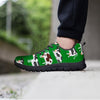 Cow In Green Grass Print Men's Sneakers-grizzshop