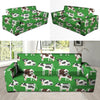 Cow In Green Grass Print Sofa Cover-grizzshop