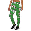 Cow In Green Grass Print Women's Joggers-grizzshop