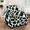 Cow Print Armchair Cover-grizzshop