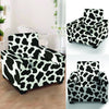 Cow Print Armchair Cover-grizzshop