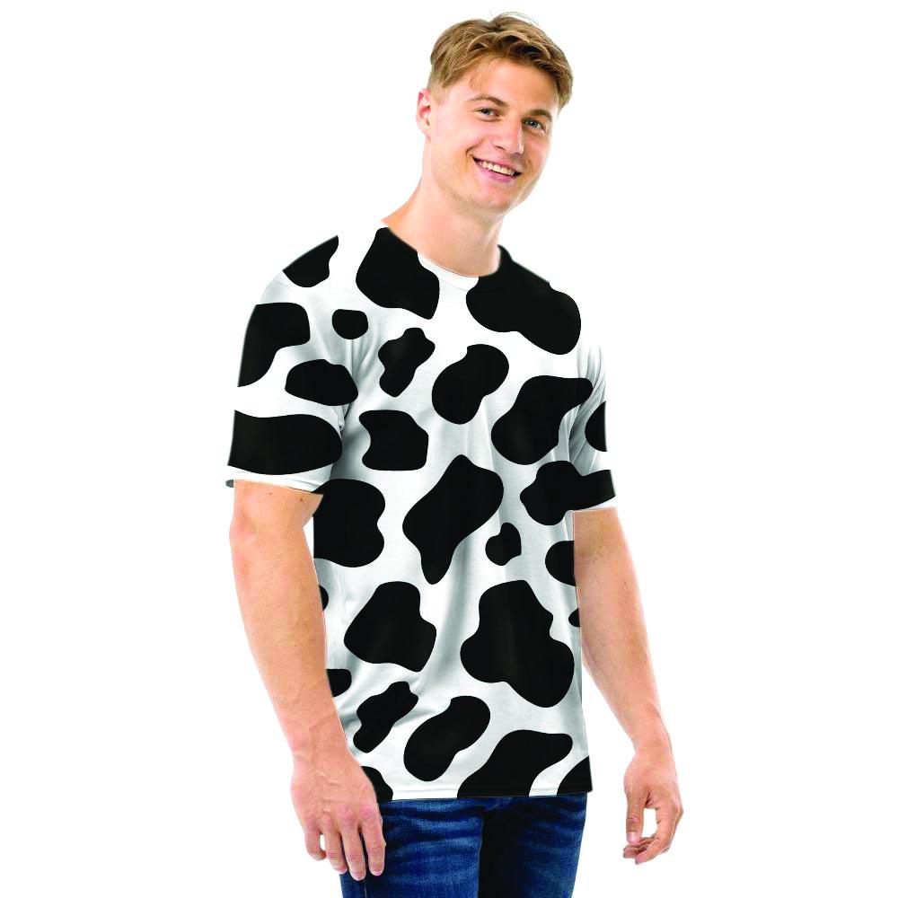 Cow Print Men T Shirt-grizzshop