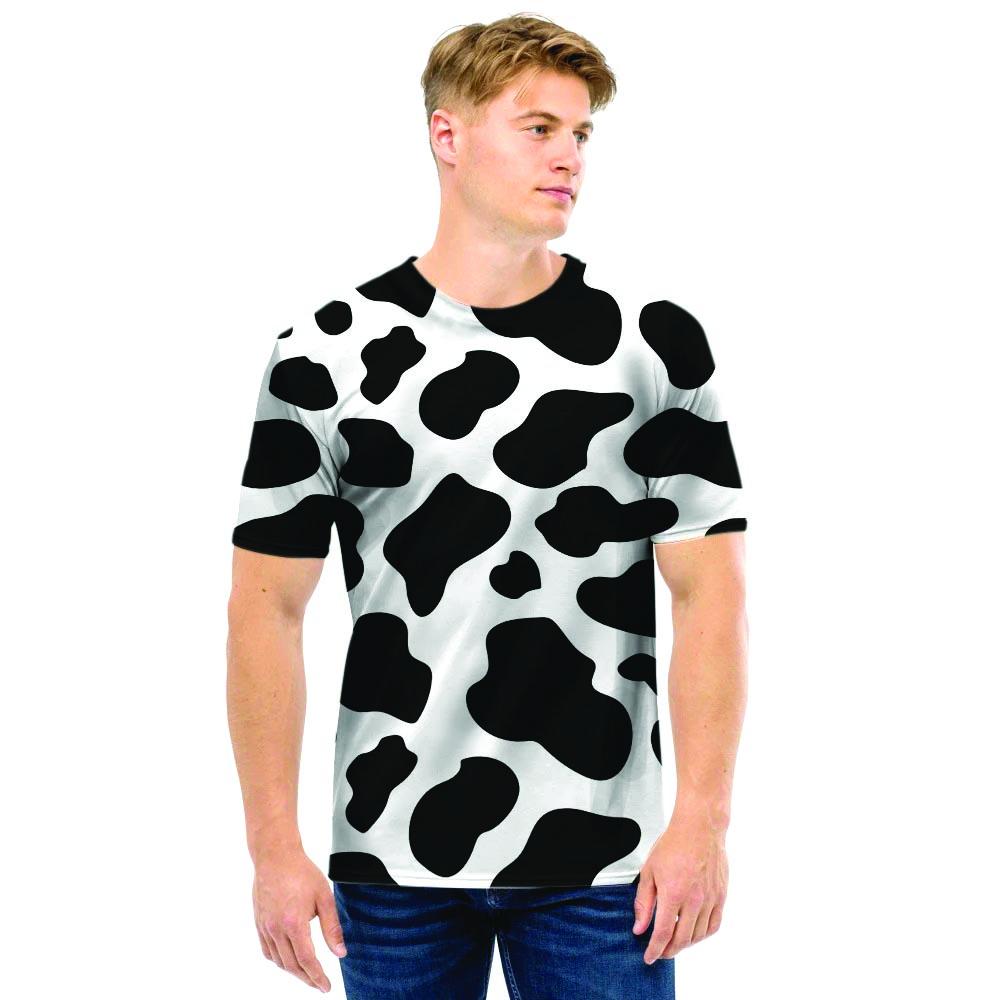 Cow Print Men T Shirt-grizzshop