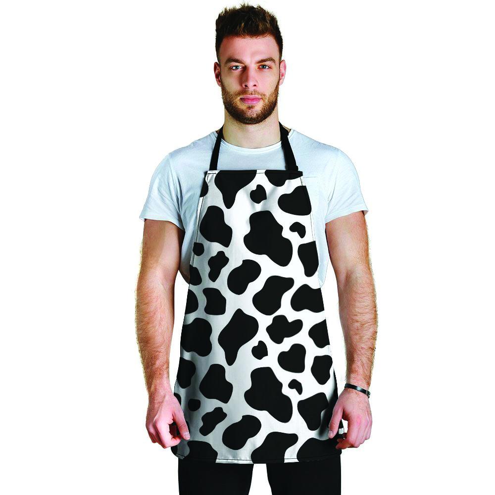 Cow Print Men's Apron-grizzshop