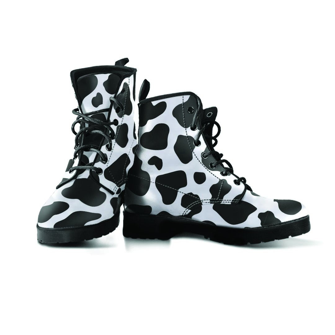 Cow Print Men's Boots-grizzshop