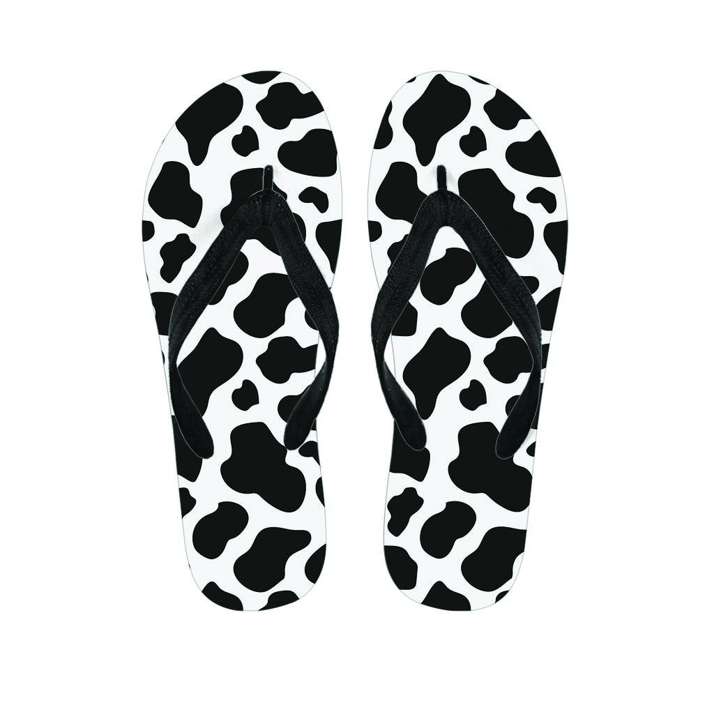 Cow Print Men's Flip Flops-grizzshop