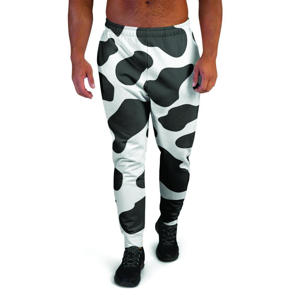 Cow Print Men's Joggers-grizzshop