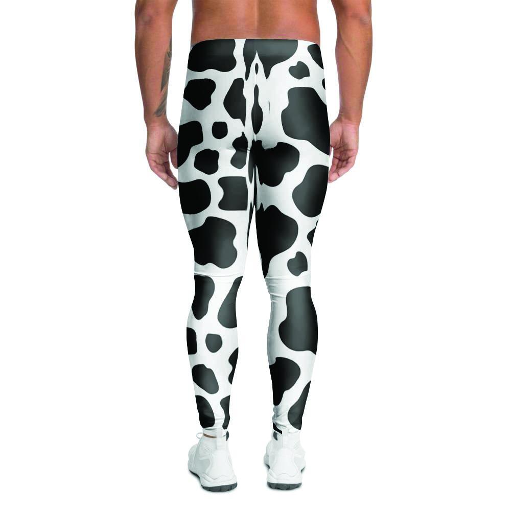 Cow Print Men's Leggings-grizzshop