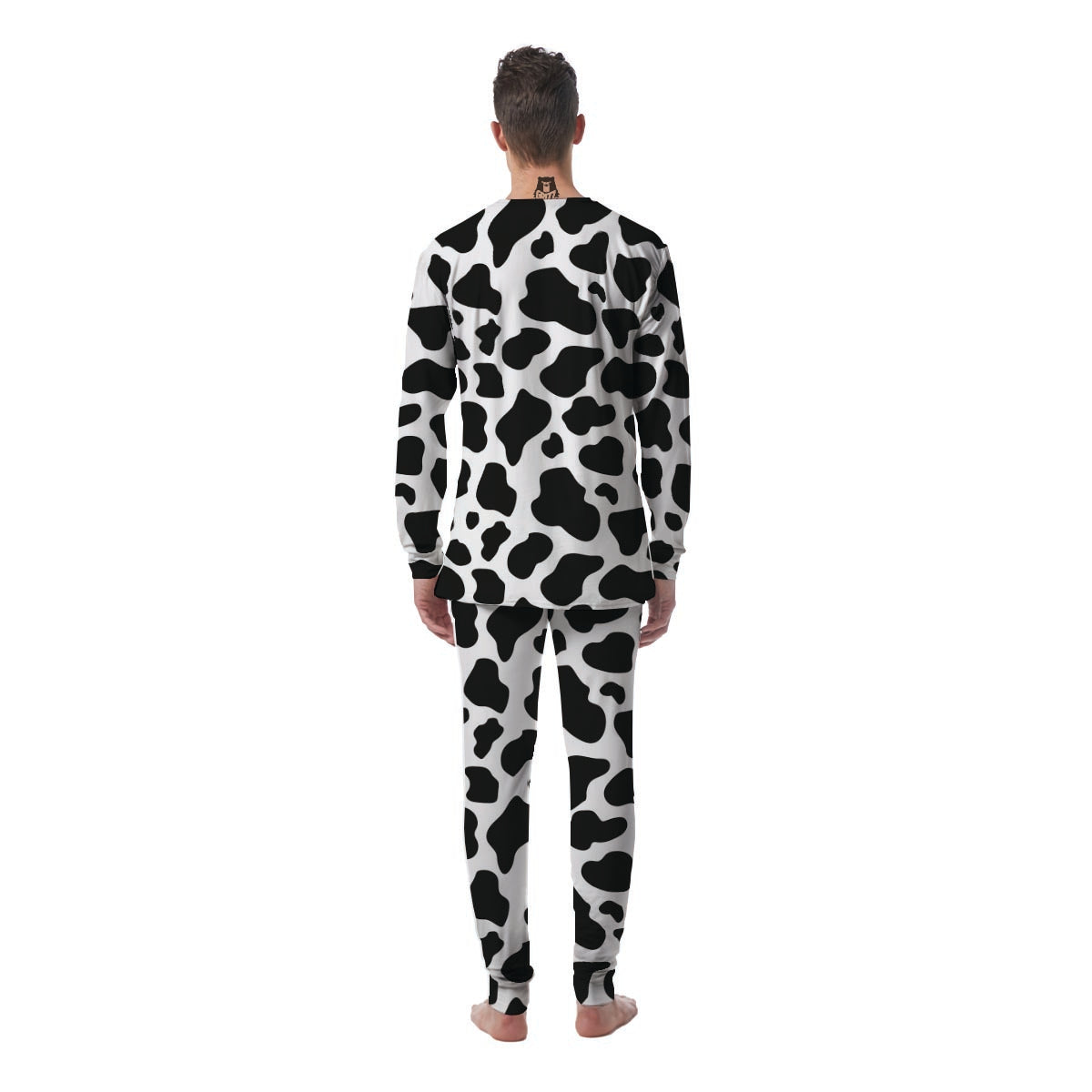 Cow Print Men's Pajamas-grizzshop