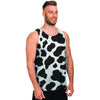 Cow Print Men's Tank Tops-grizzshop