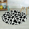 Cow Print Round Rug-grizzshop