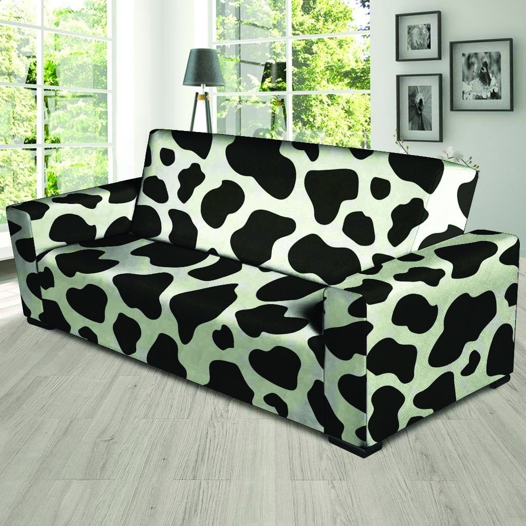 Cow Print Sofa Cover-grizzshop