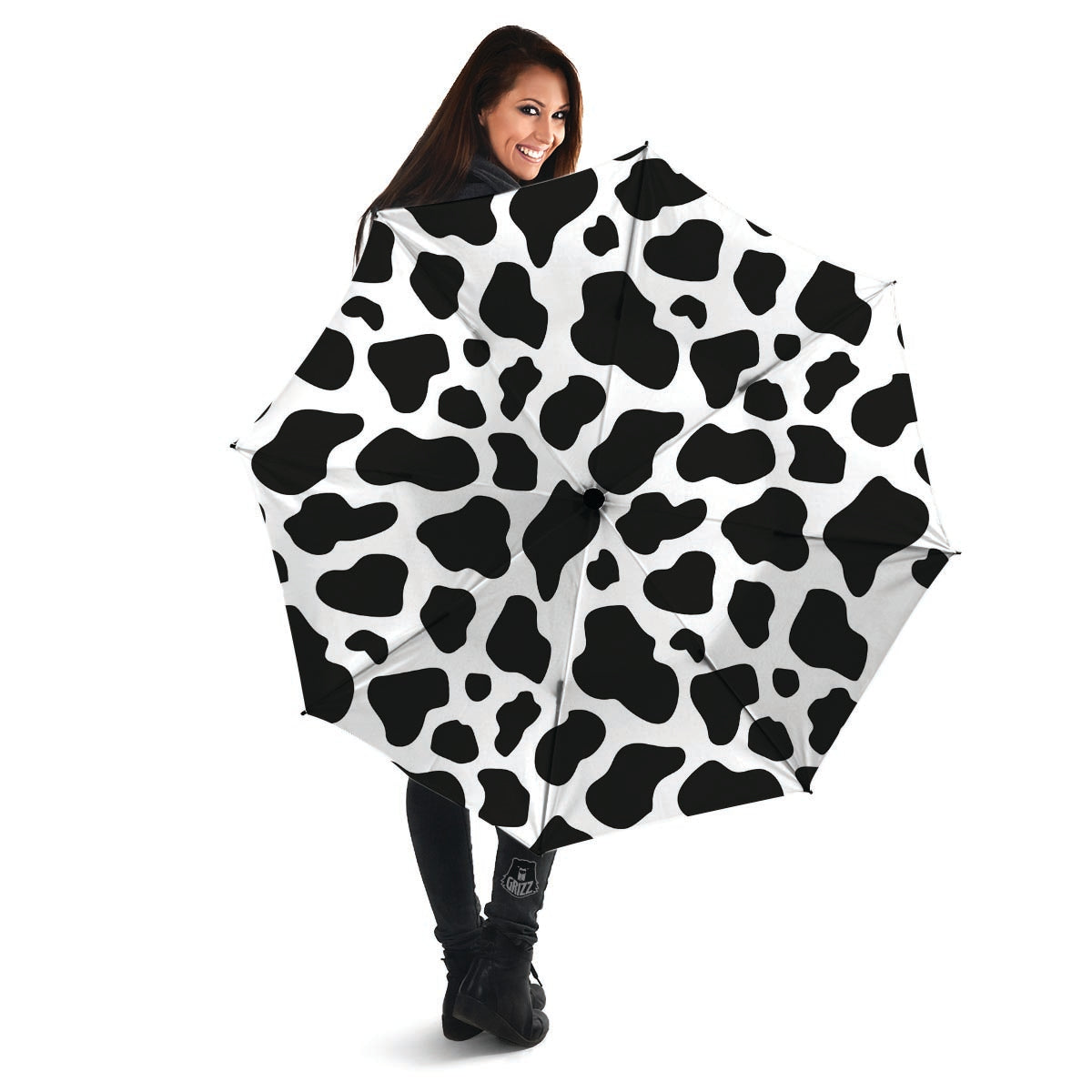 Cow Print Umbrella-grizzshop