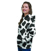 Cow Print Women's Hoodie-grizzshop