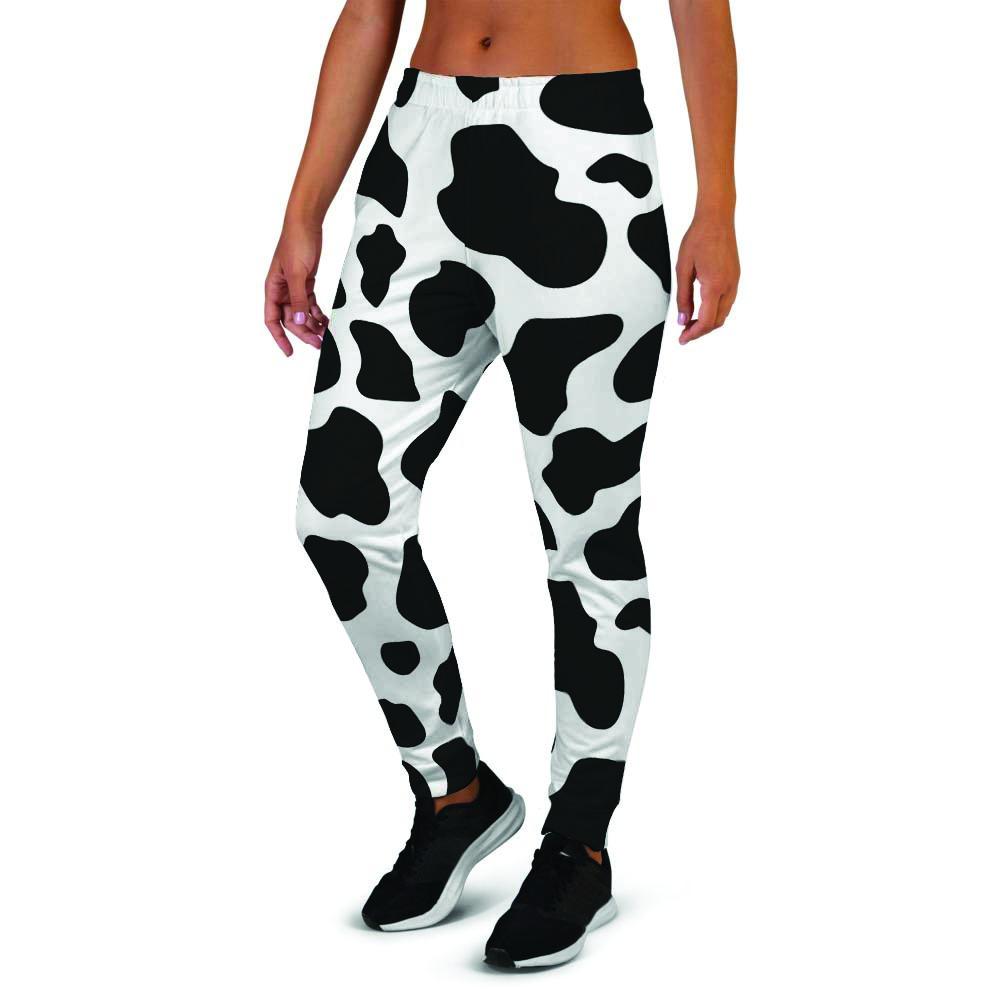 Cow Print Women's Joggers-grizzshop