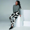 Cow Print Women's Joggers-grizzshop