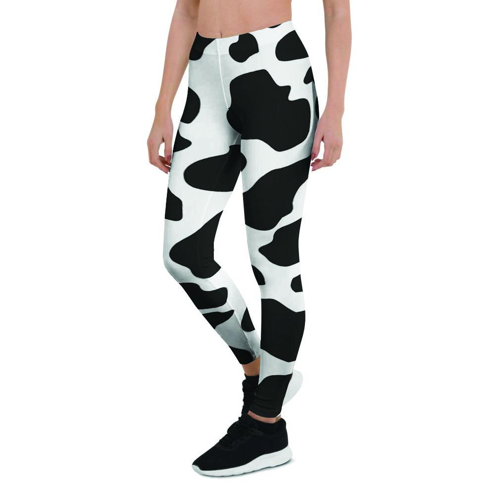 Cow Print Women's Leggings-grizzshop