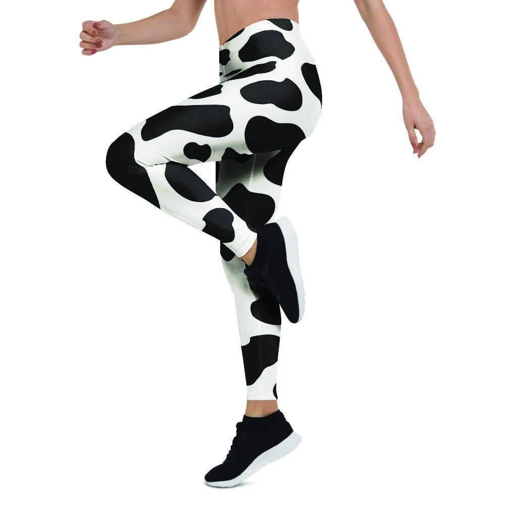 Cow Print Women's Leggings-grizzshop