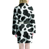 Cow Print Women's Robe-grizzshop