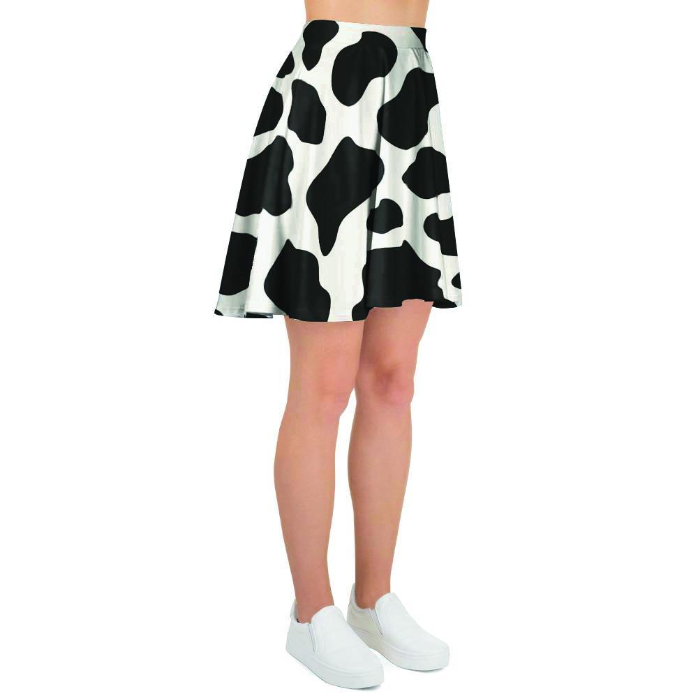 Cow Print Women's Skirt-grizzshop