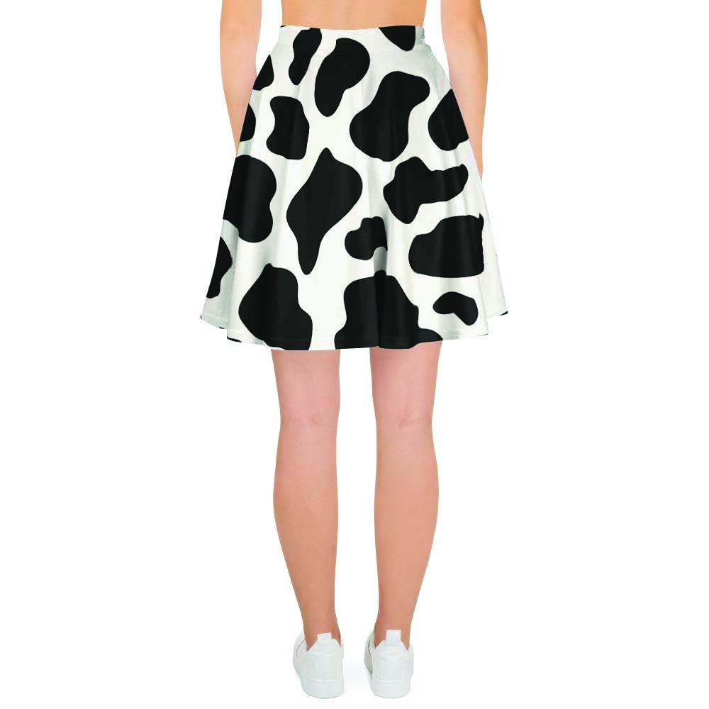Cow Print Women's Skirt-grizzshop