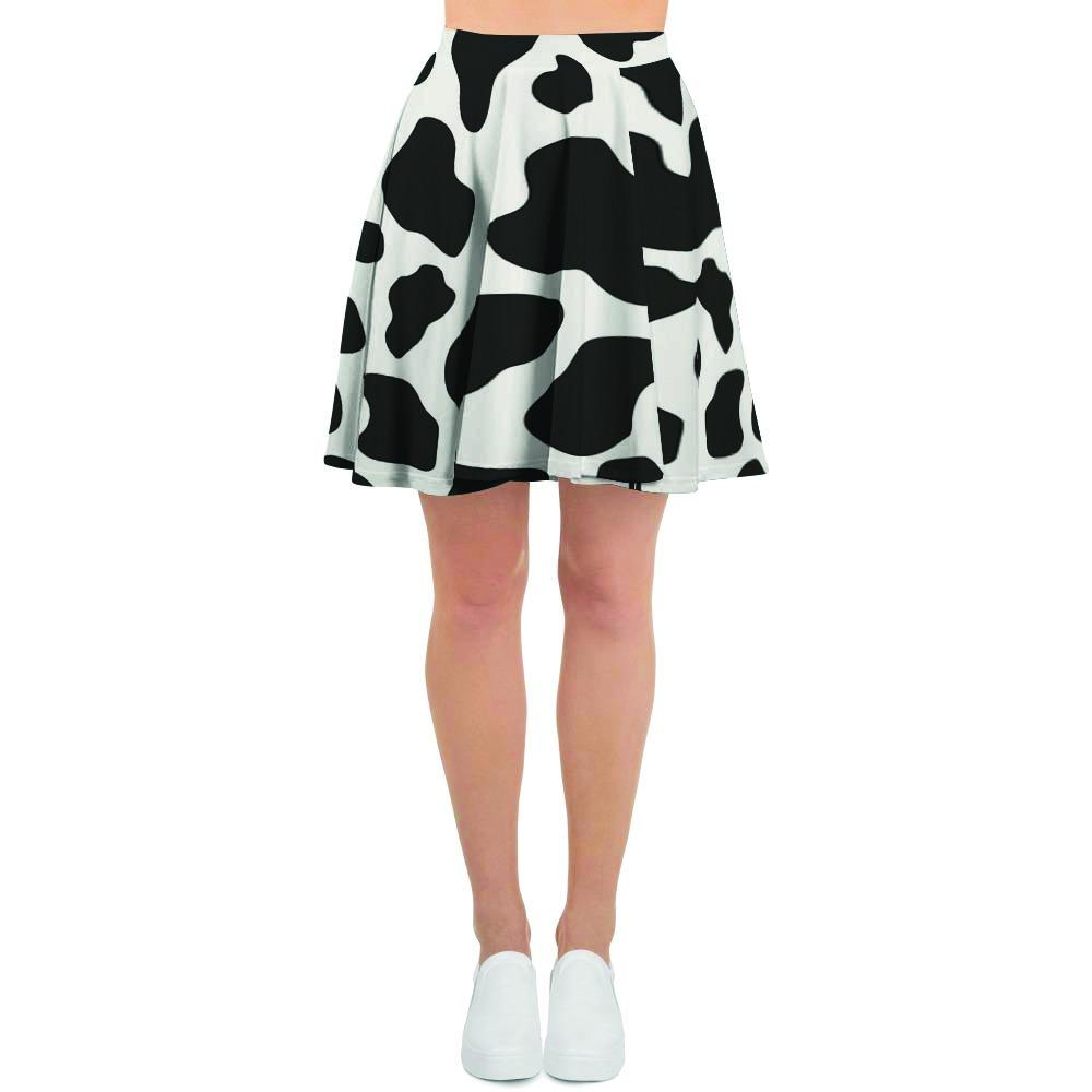 Cow Print Women's Skirt-grizzshop