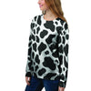 Cow Print Women's Sweatshirt-grizzshop