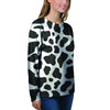 Cow Print Women's Sweatshirt-grizzshop