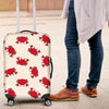 Crab Cartoon Pattern Print Luggage Cover Protector-grizzshop