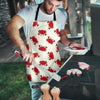 Crab Cartoon Pattern Print Men's Apron-grizzshop