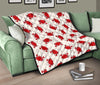 Crab Cartoon Pattern Print Quilt-grizzshop