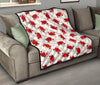 Crab Cartoon Pattern Print Quilt-grizzshop