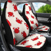 Crab Cartoon Pattern Print Universal Fit Car Seat Covers-grizzshop