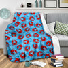 Crab Pattern Print Blanket-grizzshop