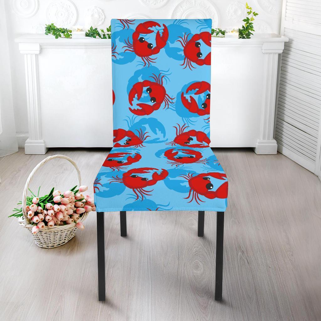 Crab Pattern Print Chair Cover-grizzshop