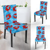 Crab Pattern Print Chair Cover-grizzshop