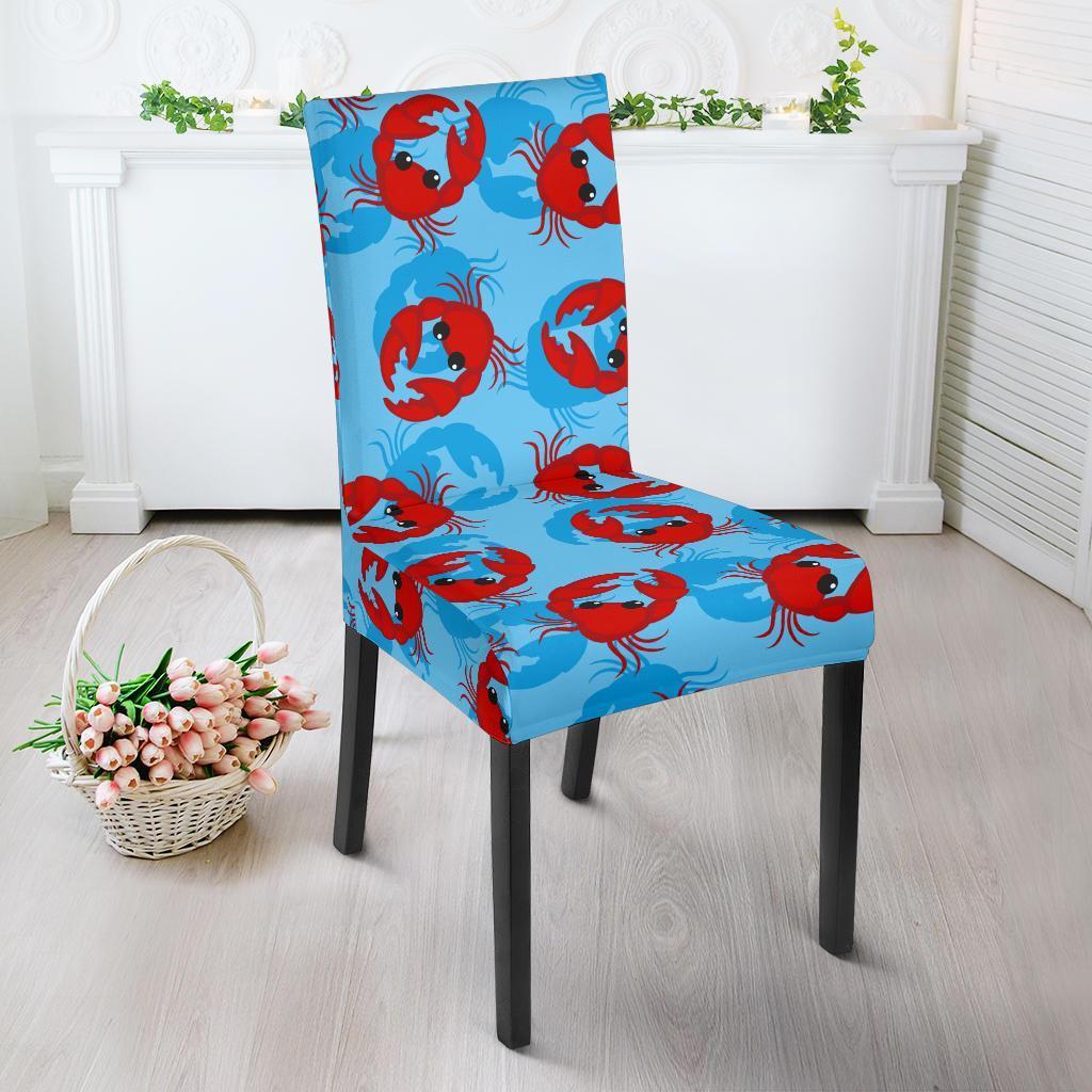 Crab Pattern Print Chair Cover-grizzshop