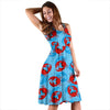 Crab Pattern Print Dress-grizzshop