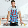 Crab Pattern Print Men's Apron-grizzshop