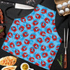 Crab Pattern Print Men's Apron-grizzshop