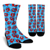 Crab Pattern Print Unisex Crew Socks-grizzshop