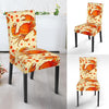 Crab Print Pattern Chair Cover-grizzshop