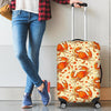 Crab Print Pattern Luggage Cover Protector-grizzshop