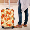 Crab Print Pattern Luggage Cover Protector-grizzshop